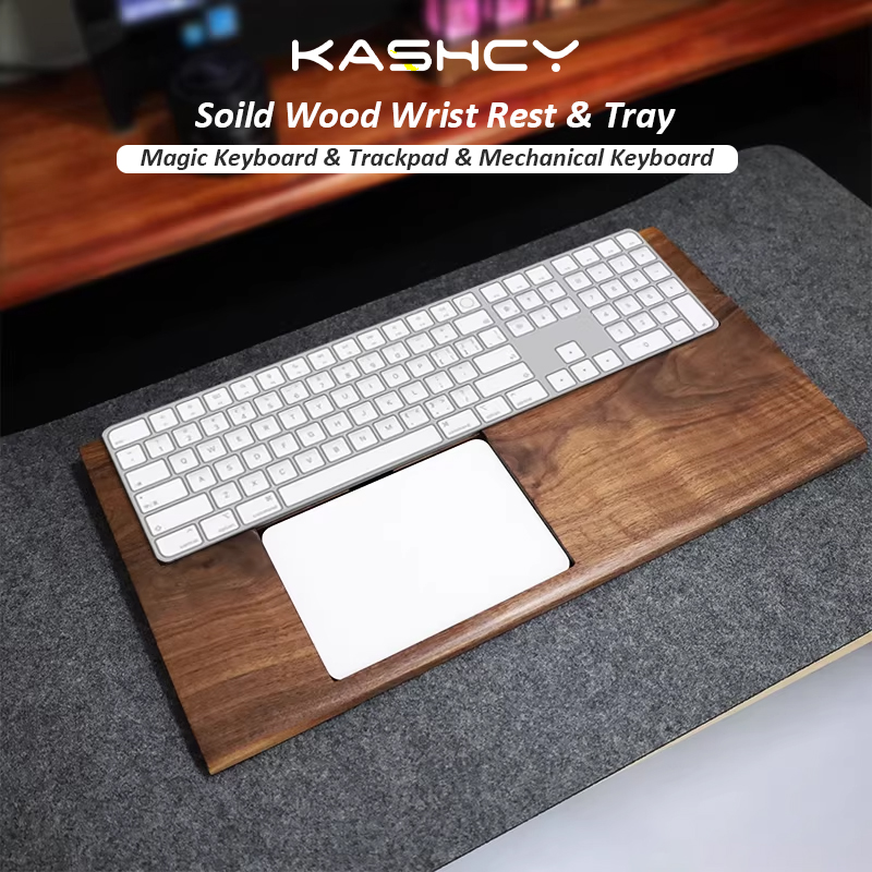 Wrist Rest Wood - Repose-poignets en bois massif de noyer